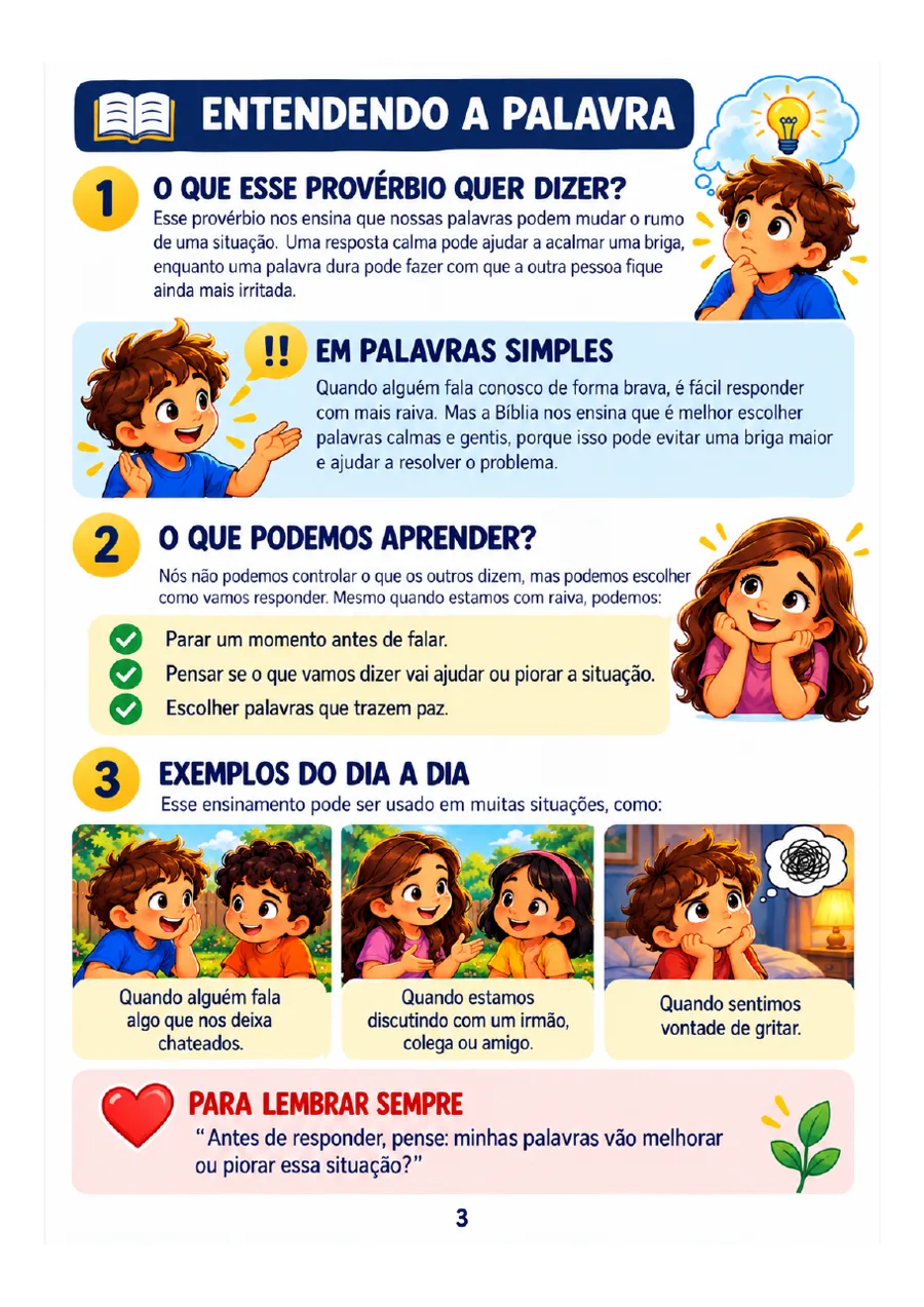 Página Entendendo a Palavra com explicação e exemplos do dia a dia